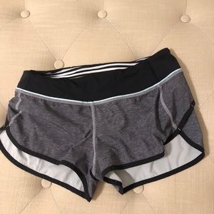 grey lululemon shorts